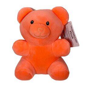 Valentines Day Gummy Bear 7" Plush Orange Way To Celebrate